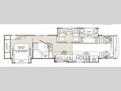 Floorplan - 2007 Fleetwood RV Providence 40X