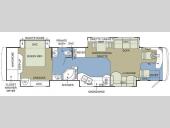 Floorplan - 2006 Holiday Rambler Imperial 40PDQ