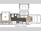 Floorplan - 2007 Coachmen RV Concord 275DS