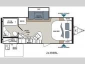 Floorplan - 2017 Dutchmen RV Aerolite 213RBSL