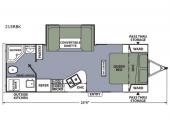 Floorplan - 2017 Coachmen RV Apex Ultra-Lite 215RBK