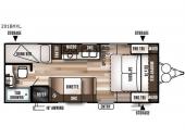 Floorplan - 2017 Forest River RV Wildwood X-Lite 201BHXL