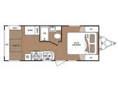 Floorplan - 2017 Dutchmen RV Aspen Trail 2050QBWE