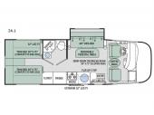 Floorplan - 2017 Thor Motor Coach Vegas 24.1