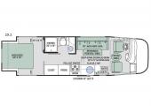 Floorplan - 2017 Thor Motor Coach Vegas 25.2