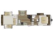 Floorplan - 2017 Keystone RV Cougar 326RDS