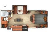 Floorplan - 2017 Lance Travel Trailers 2155