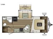 Floorplan - 2017 Keystone RV Cougar X-Lite 21RBS
