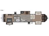 Floorplan - 2017 Keystone RV Montana High Country 374FL