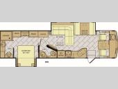 Floorplan - 2017 Fleetwood RV Storm 34S