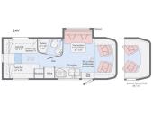 Floorplan - 2017 Winnebago View 24V