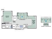 Floorplan - 2017 Thor Motor Coach Four Winds Sprinter 24FS