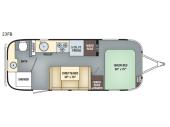 Floorplan - 2017 Airstream RV International Signature 23FB