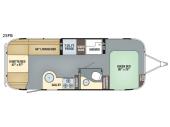 Floorplan - 2017 Airstream RV International Signature 25FB