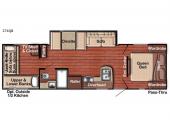 Floorplan - 2017 Gulf Stream RV Ameri-Lite 274QB