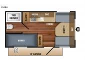 Floorplan - 2017 Jayco Jay Flight SLX 154BH