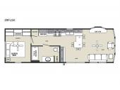 Floorplan - 2017 Forest River RV Quailridge Holiday Cottages 39FLSK