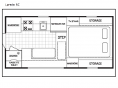Floorplan - 2017 RC Willett Inc Northstar Hardside Laredo SC