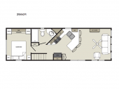 Floorplan - 2017 Forest River RV Quailridge Holiday Cottages 39AKML Loft