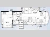 Floorplan - 2008 Winnebago Voyage 33V