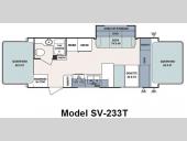 Floorplan - 2009 Forest River RV Surveyor SV 233T