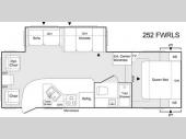 Floorplan - 2004 Keystone RV Sprinter 252FWRLS