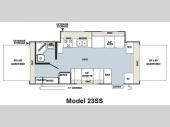 Floorplan - 2010 Forest River RV Rockwood Roo 23SS