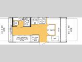 Floorplan - 2003 Forest River RV Rockwood Roo 21 FD