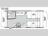 Floorplan - 2011 R-Vision Trail Sport TS19E