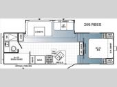 Floorplan - 2011 Palomino Puma 259-RBSS