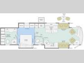 Floorplan - 2012 Winnebago Tour 42JD