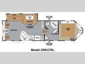 Floorplan - 2012 Forest River RV V-Cross Classic 256VCRL