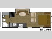 Floorplan - 2013 Heartland North Trail 22FBS