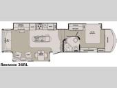 Floorplan - 2013 Redwood RV Redwood 36RL