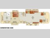 Floorplan - 2011 Entegra Coach Cornerstone 45RB
