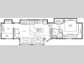 Floorplan - 2014 DRV Luxury Suites Mobile Suites 43 Atlanta