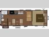 Floorplan - 2014 Keystone RV Hideout 22RBWE