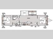 Floorplan - 2014 Forest River RV Wildwood 37BHSS2Q