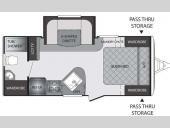 Floorplan - 2014 Keystone RV Premier Ultra Lite 19FBPR