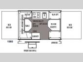 Floorplan - 2014 Forest River RV Rockwood Freedom Series 1980