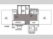 Floorplan - 2014 Forest River RV Rockwood Freedom Series 2318G