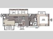 Floorplan - 2014 Forest River RV Flagstaff Classic Super Lite 8528BHWS