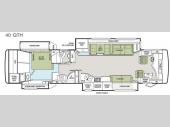 Floorplan - 2014 Tiffin Motorhomes Phaeton 40 QTH