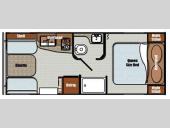 Floorplan - 2014 Gulf Stream RV Vista Cruiser 19ERD