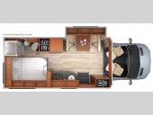 Floorplan - 2014 Leisure Travel Unity U24CB