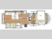 Floorplan - 2014 Forest River RV Salem Hemisphere Lite 327RES