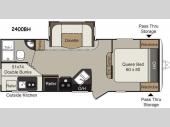 Floorplan - 2015 Keystone RV Passport 2400BH Grand Touring