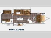 Floorplan - 2015 Prime Time Manufacturing LaCrosse 329BHT