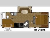 Floorplan - 2015 Heartland North Trail 24BHS