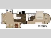 Floorplan - 2015 Heartland ElkRidge 34QSRL